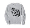 Game Day Black Sports Soccer Sweatshirt - Aesthetic Graphic Men Women