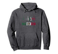 Mexico Heart Heartbeat Ekg Pulse Hoodie - Aesthetic Graphic Unisex