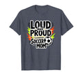 Loud And Proud Soccer Mom Heather Sweatshirt - Minimalist Print Men Women