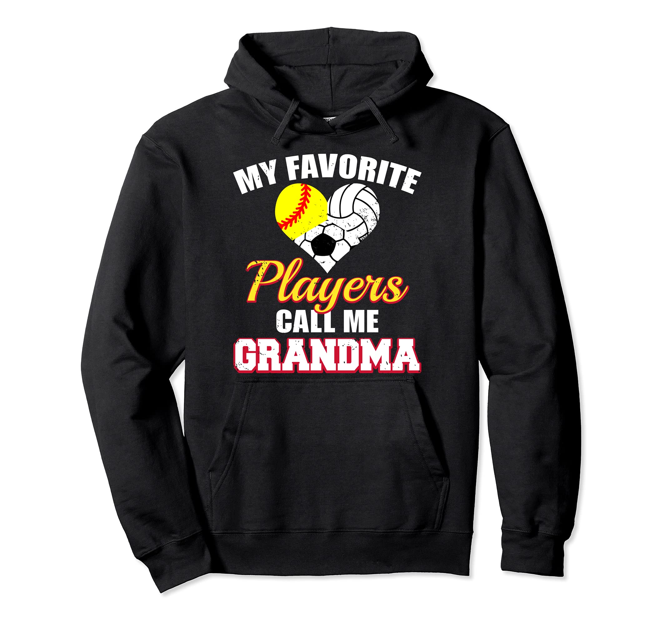 My Favorite Players Softball Volleyball Hoodie - Graphic Print Unisex