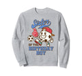 Soccer Sister Birthday Family Sweatshirt - Novelty Apparel for Adults