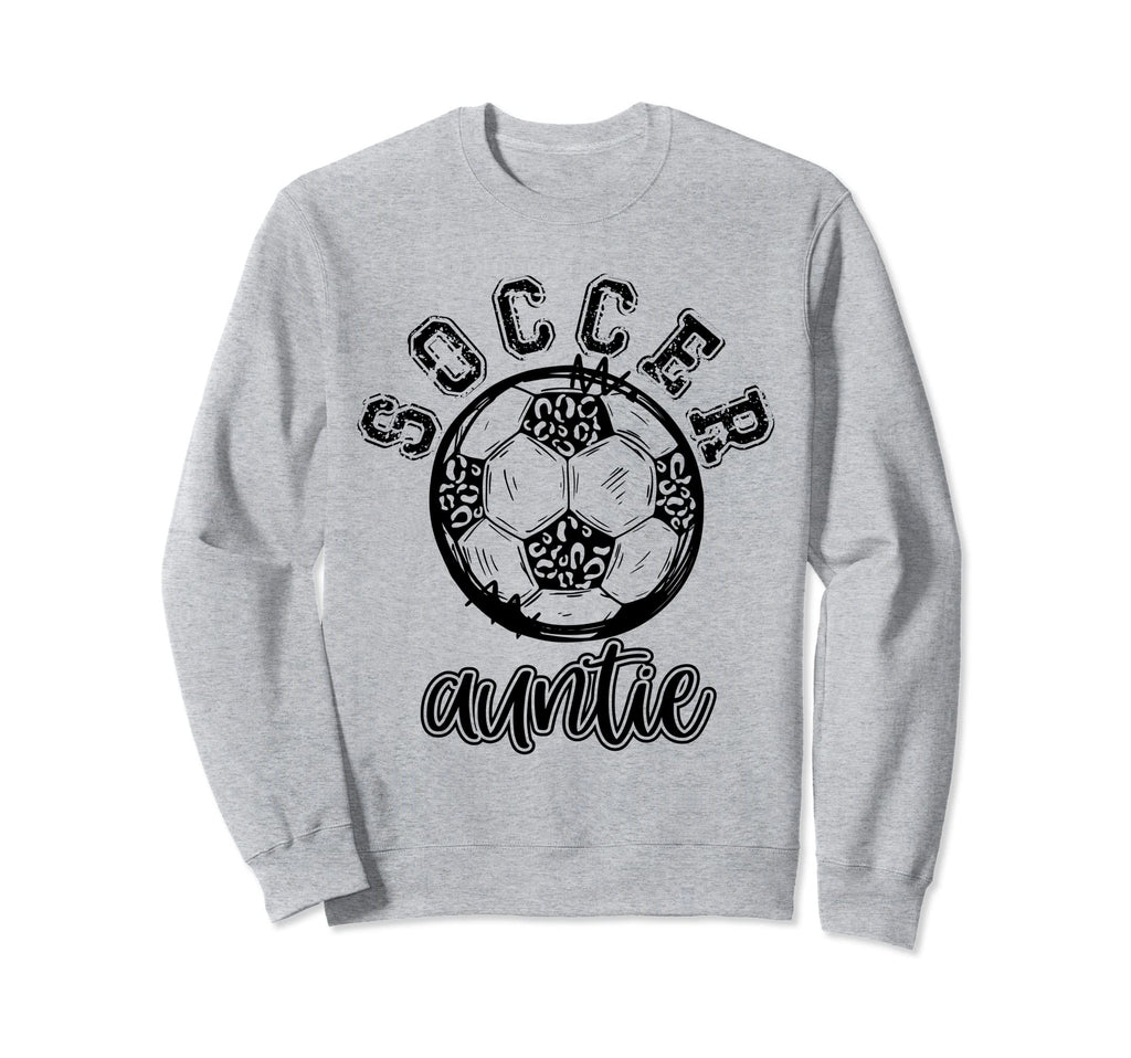 Soccer Auntie Leopard Cheetah Trendy Sweatshirt - Streetwear Style Unisex