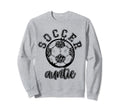 Soccer Auntie Leopard Cheetah Trendy Sweatshirt - Streetwear Style Unisex