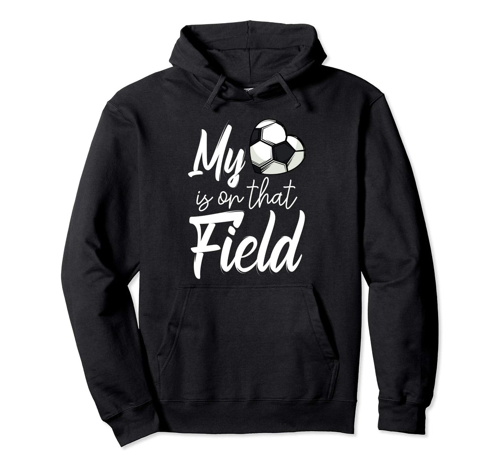 My Heart Is That Soccer Field Funny Hoodie - Aesthetic Graphic Unisex