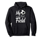 My Heart Is That Soccer Field Funny Hoodie - Aesthetic Graphic Unisex