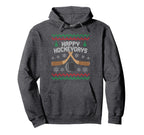 Happy Hockeydays Ice Hockey Fan Ugly Hoodie - Fun Novelty Design for Adults
