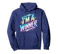 Im Winner Motivational Field Day Hoodie - Fun Novelty Design Men Women