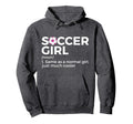 Soccer Definition Hoodie - Casual Everyday Wear Men Women