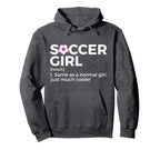 Soccer Definition Hoodie - Casual Everyday Wear Men Women