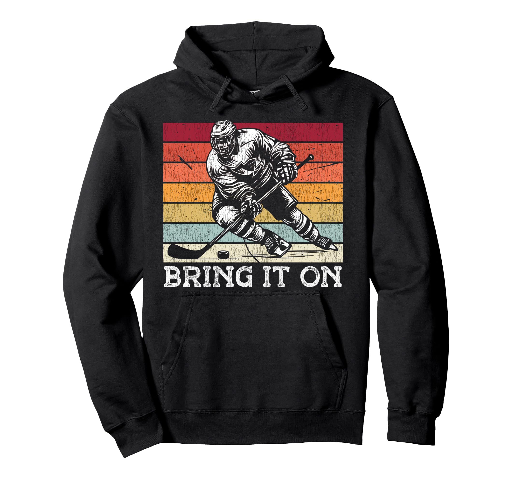 Ice Hockey Goalie Goalkeeper Bring It Hoodie - Novelty Apparel Men Women