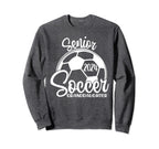 Senior Soccer Granddaughter 2024 Sweatshirt - Minimalist Print Men Women