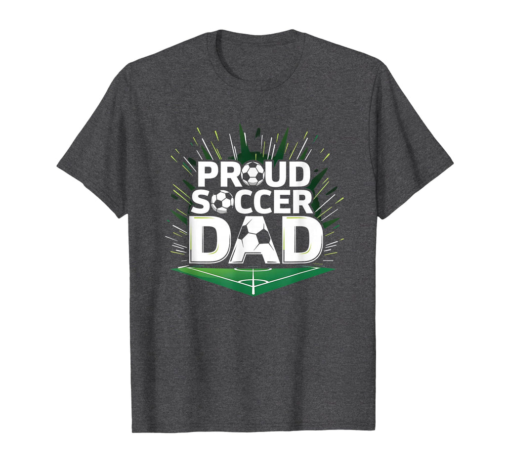 Proud Soccer Dad Cheering Sideline T-Shirt - Streetwear Style Unisex