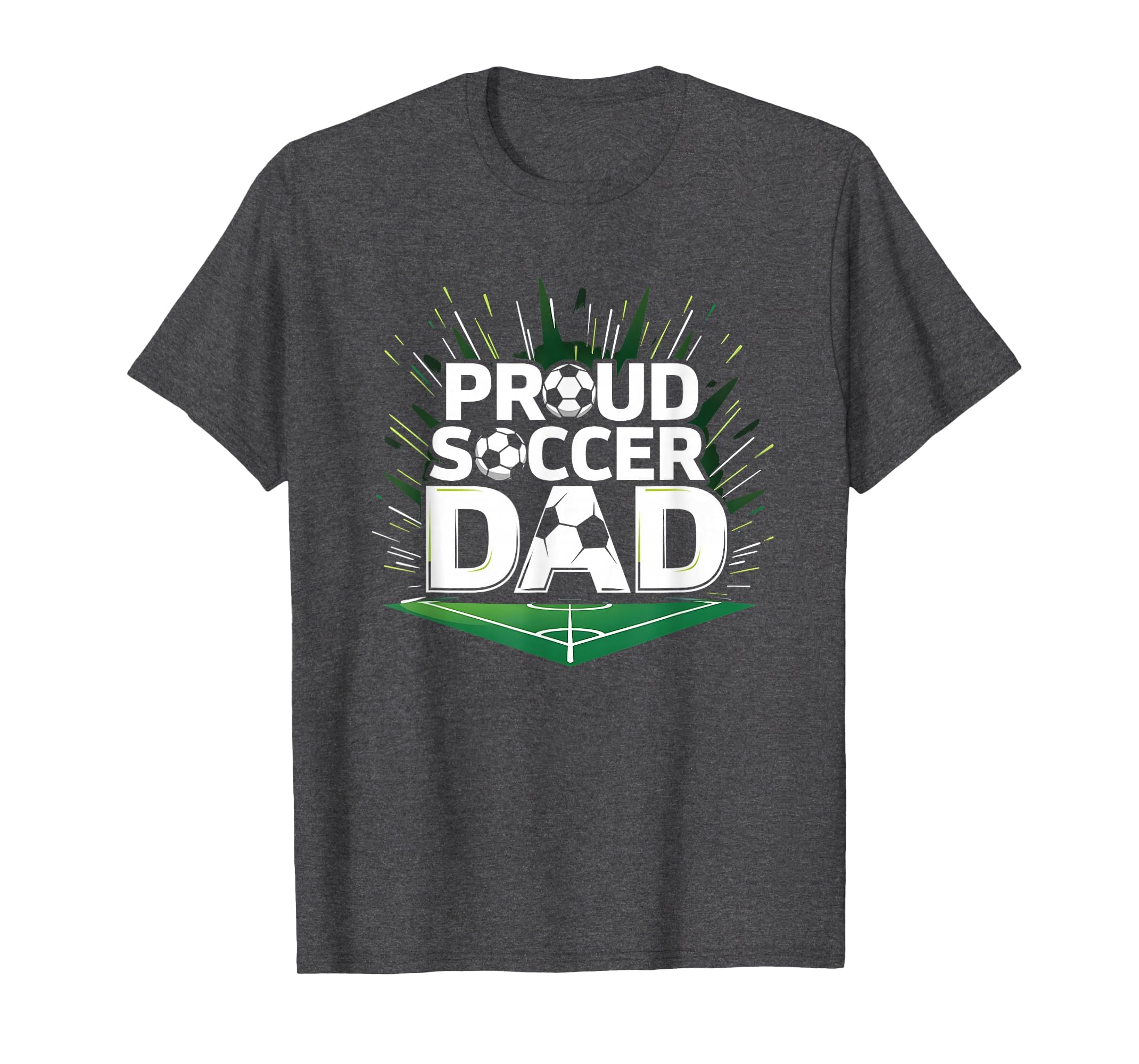 Proud Soccer Dad Cheering Sideline T-Shirt - Streetwear Style Unisex