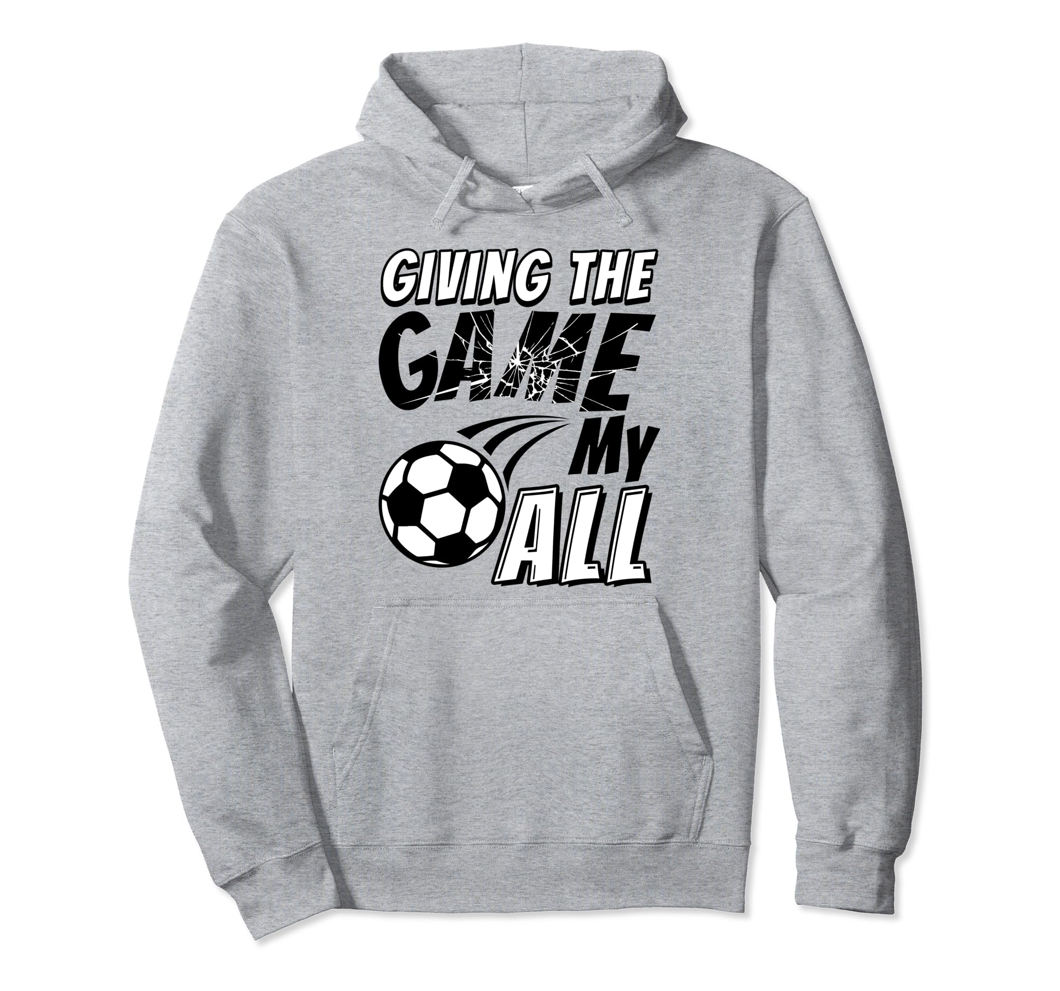 Motivational Soccer Game Coach Hoodie - Trendy Graphic for Adults