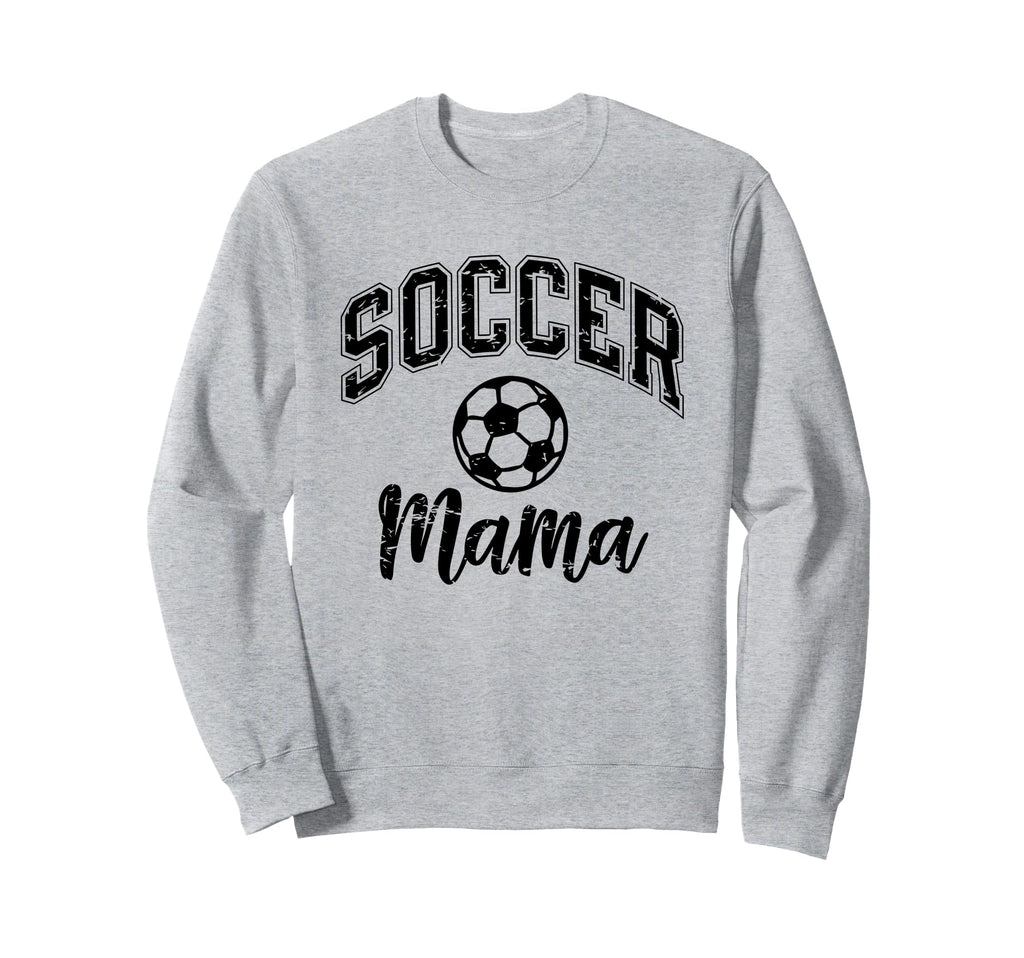 Soccer Mom Life Distressed Sweatshirt - Graphic Print Men Women