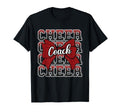 Red Funny Sport Loud Proud Cheer Coach T-Shirt - Unique Graphic for Adults