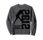 14Th Birthday Soccer 2012 Sweatshirt - Casual Everyday Wear Unisex