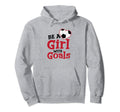 Be Heart Shaped Soccer Teenager Hoodie - Trendy Graphic for Adults