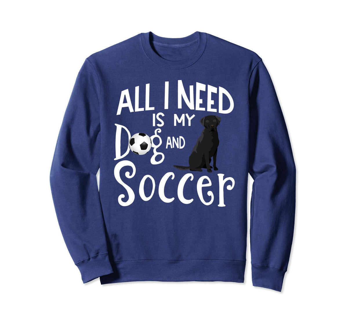 Black Labrador Retriever Dog Gift Sweatshirt - Unique Graphic for Adults