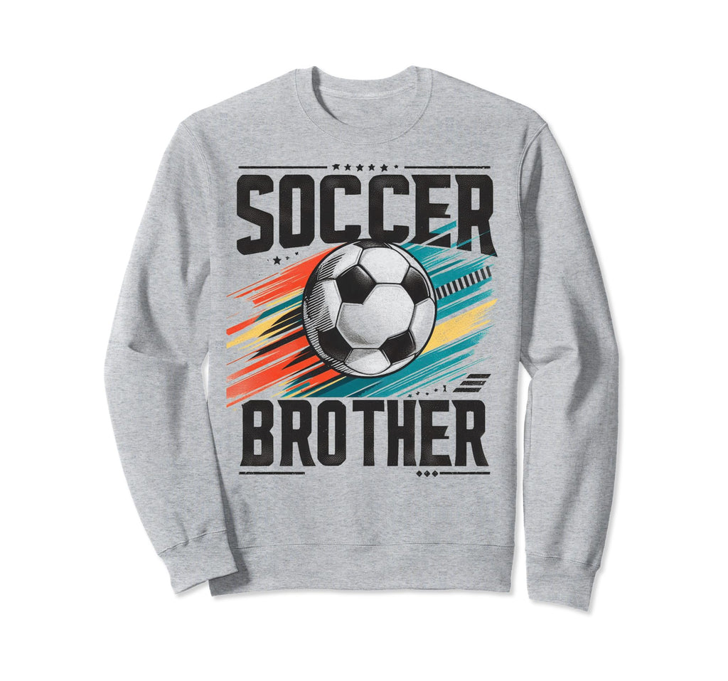 Soccer Brother Family Matching Team Sweatshirt - Graphic Print Unisex
