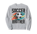 Soccer Brother Family Matching Team Sweatshirt - Graphic Print Unisex