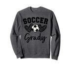 Soccer Grady Matching Family Sweatshirt - Aesthetic Graphic Men Women
