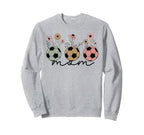 Soccer Mom Mama Wildflower Floral Sweatshirt - Novelty Apparel Unisex