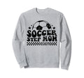 Soccer Step Mom Funny Sport Sweatshirt - Fun Novelty Design for Adults