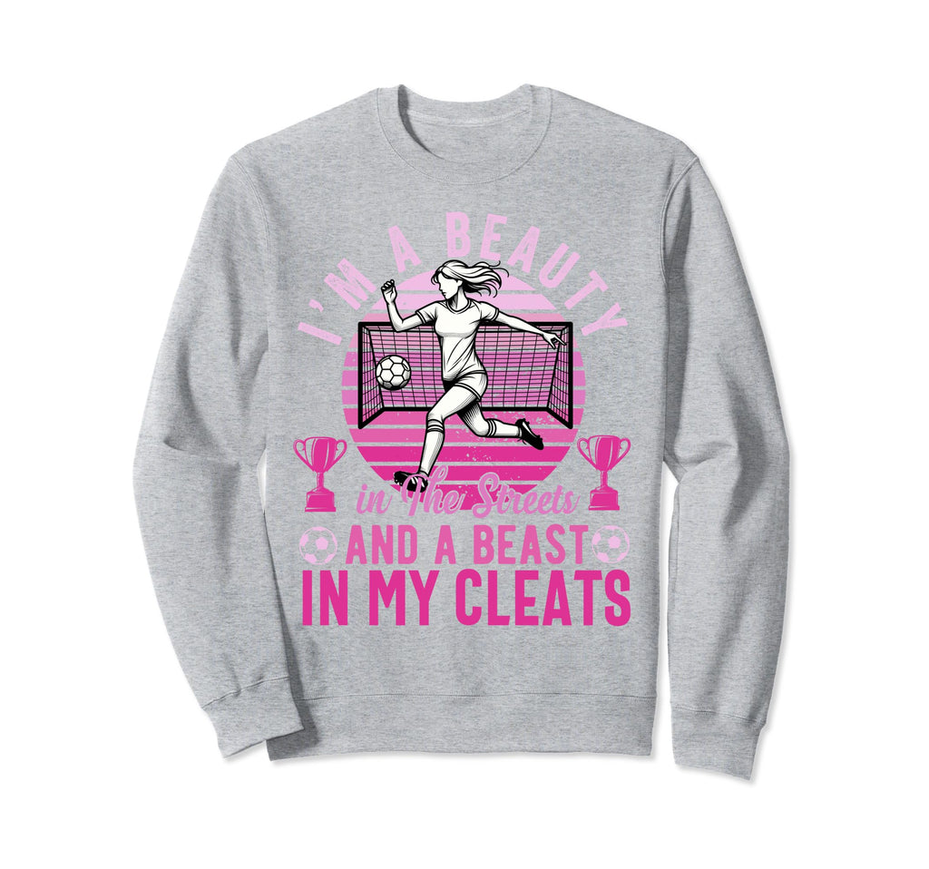 Im Beauty Streets Soccer Sweatshirt - Casual Everyday Wear for Adults