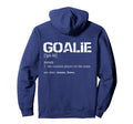 Hockey Goalie Gear Soccer Goalkeeper Hoodie - Unique Graphic for Adults