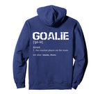 Hockey Goalie Gear Soccer Goalkeeper Hoodie - Unique Graphic for Adults