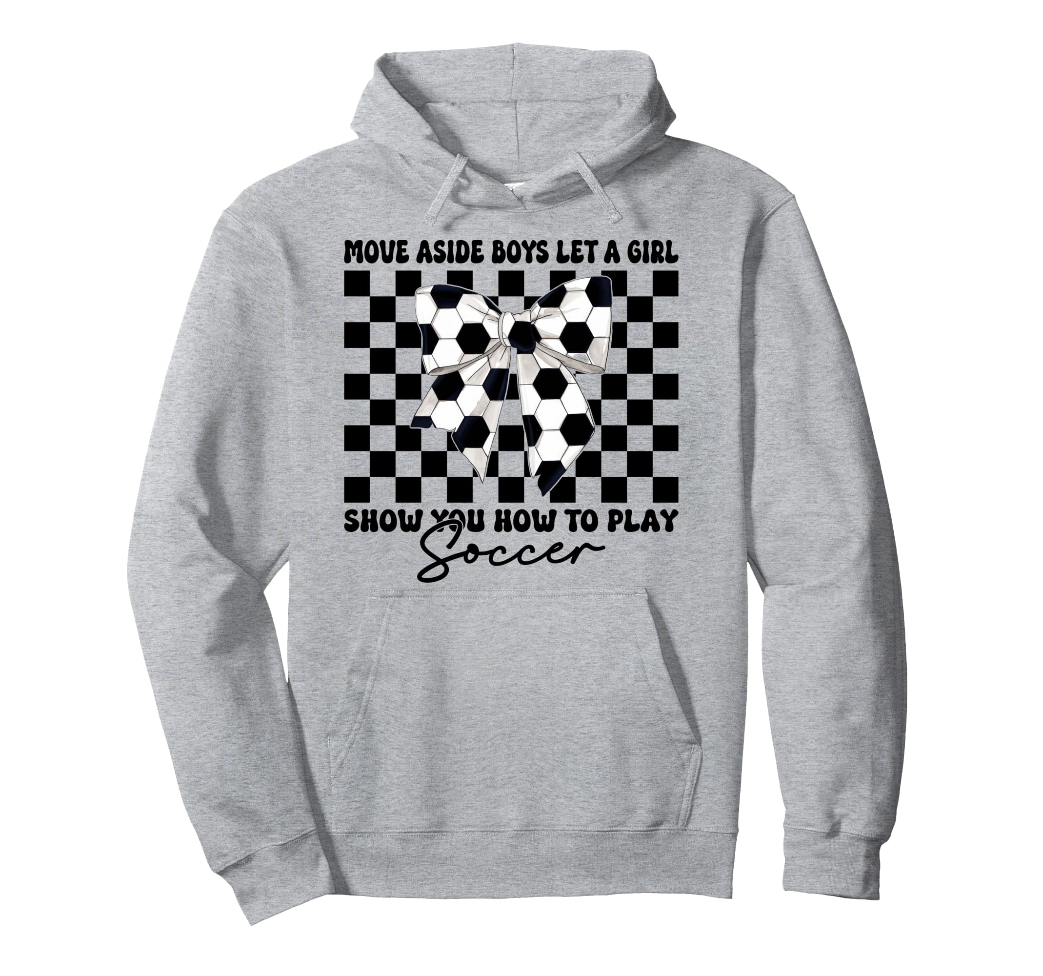 Let Show You How To Play Soccer Hoodie - Minimalist Print Men Women