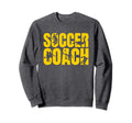 Soccer Team Soccer Coach Sweatshirt - Aesthetic Graphic Men Women