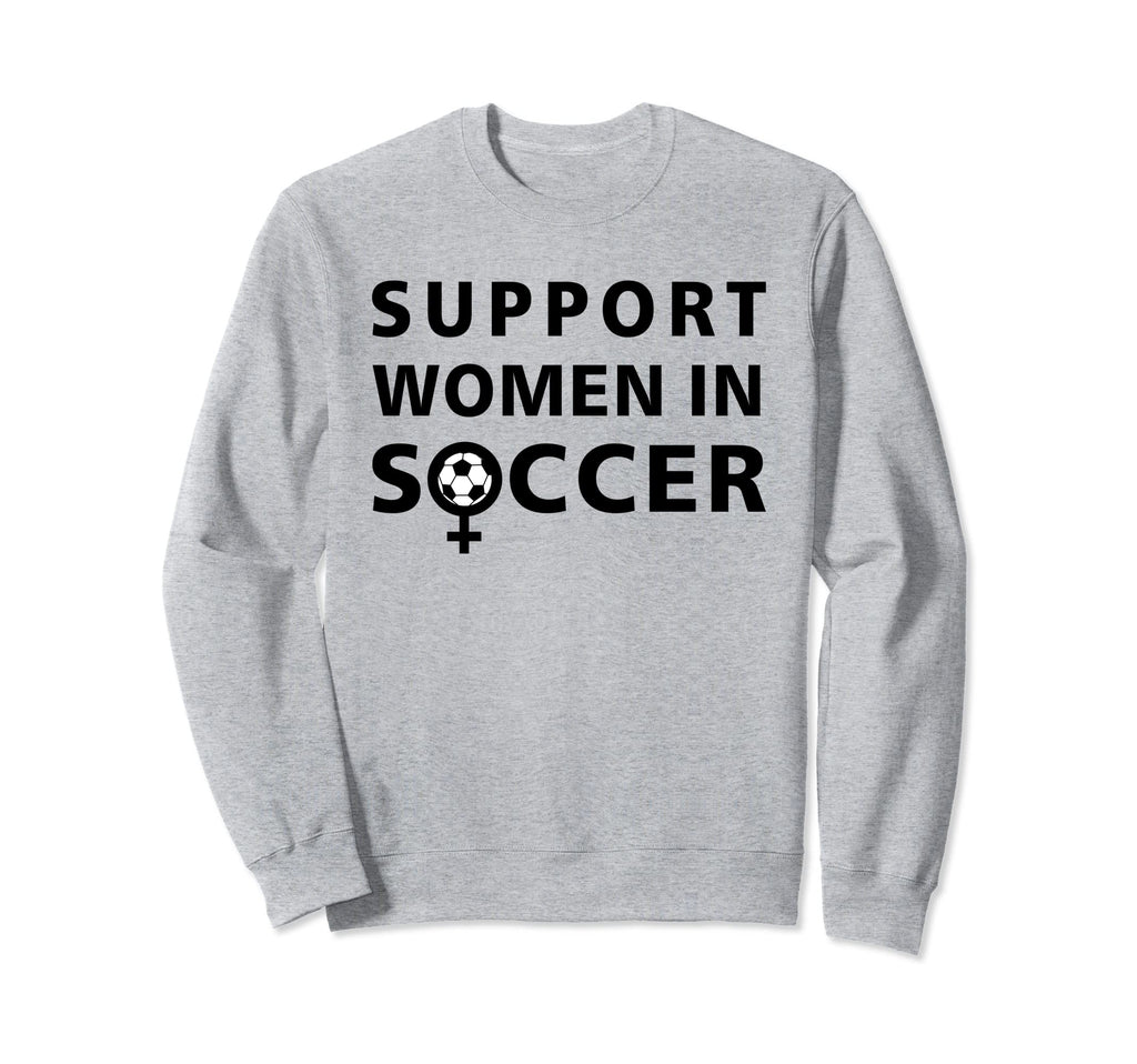 Support Soccer Player Soccer Fan Sweatshirt - Minimalist Print Unisex