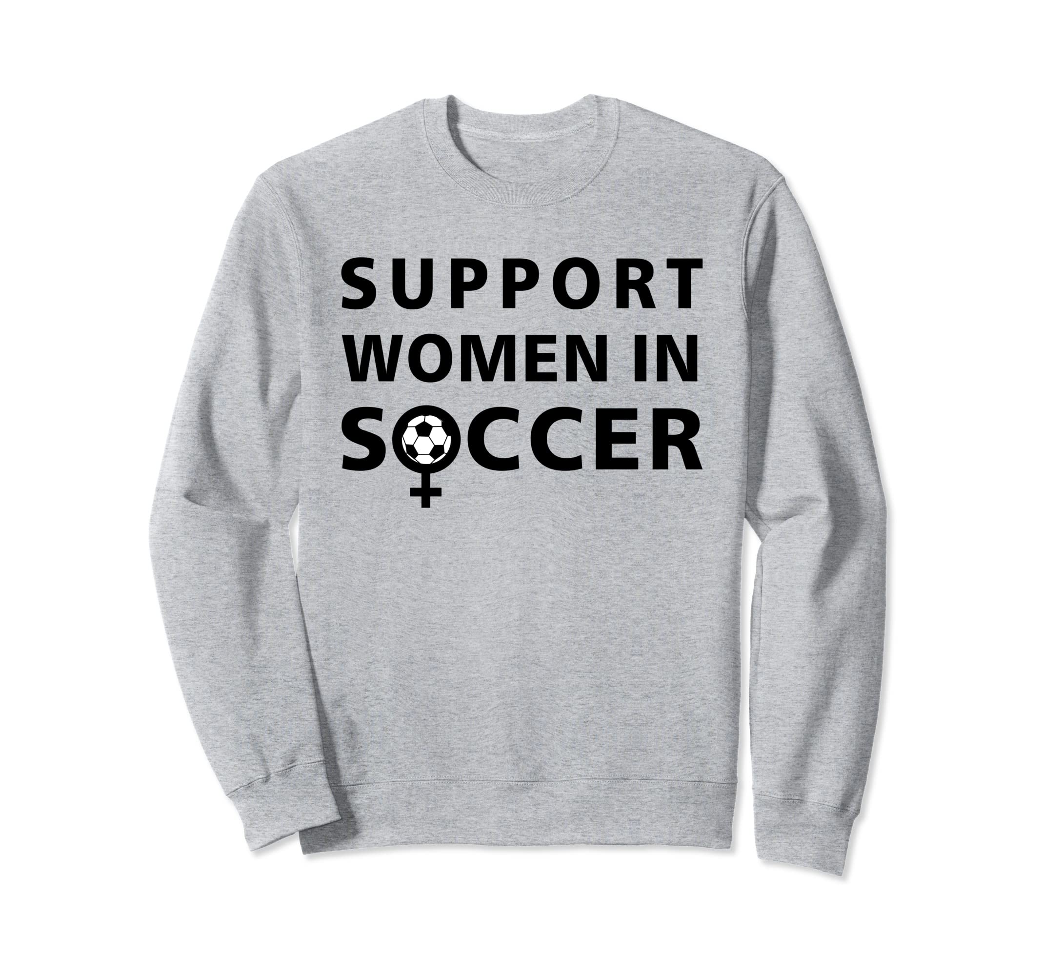 Support Soccer Player Soccer Fan Sweatshirt - Minimalist Print Unisex