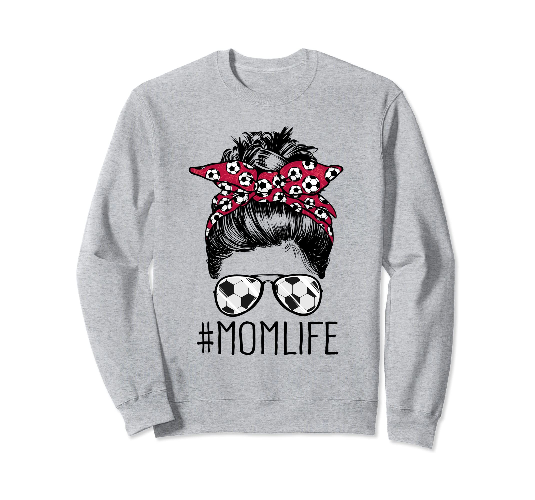 Mom Life Soccer Mom Mothers Day Sweatshirt - Aesthetic Graphic Men Women