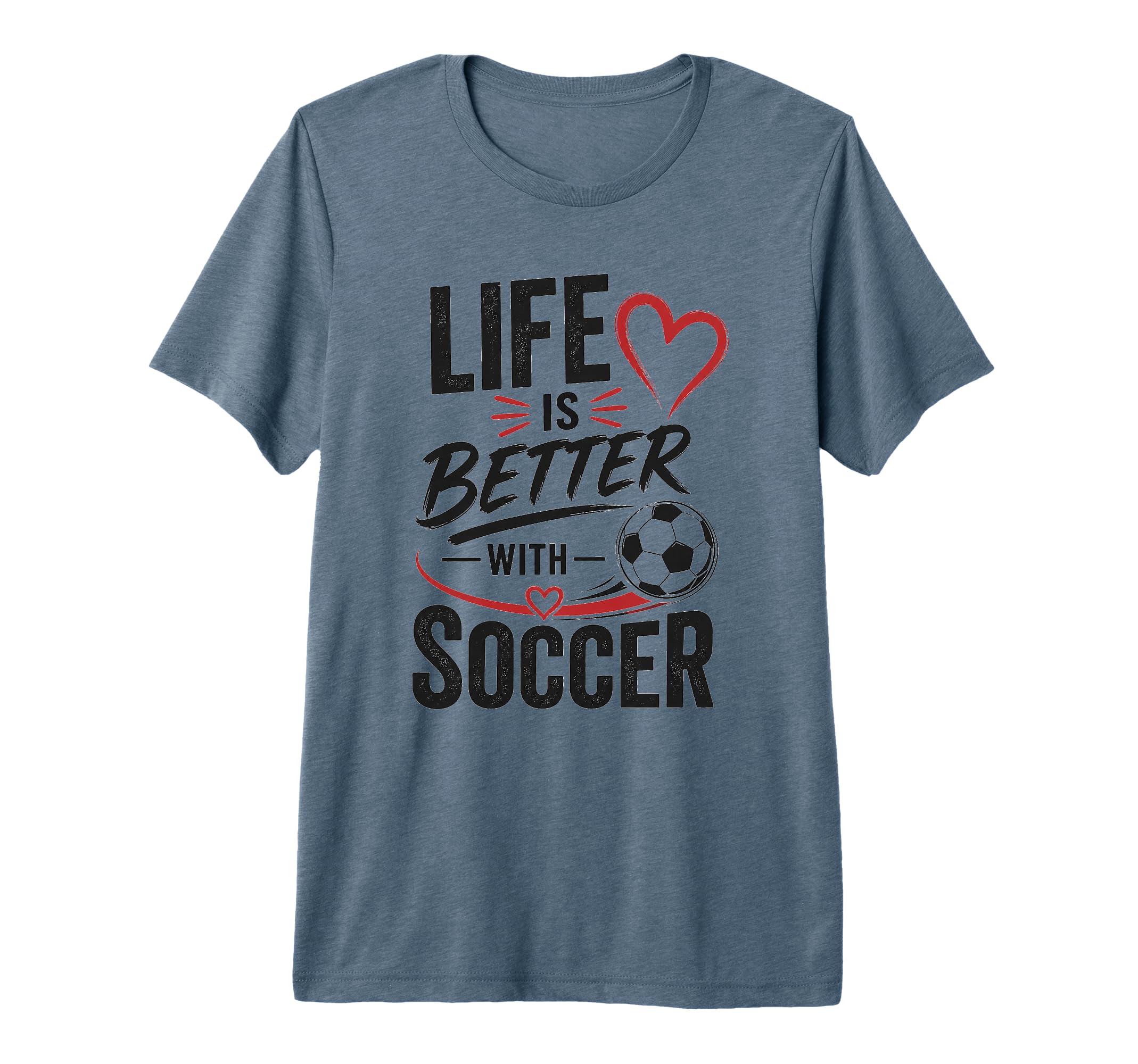 Football Collection Life Is Better T-Shirt - Custom Art Print Unisex