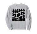 Soccer Mom Summer Groovy Mothers Sweatshirt - Minimalist Print Men Women