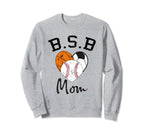 Basketball Soccer Baseball Mom Sweatshirt - Streetwear Style for Adults