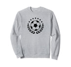 I Love Football I Heart Football Sweatshirt - Custom Art Print Men Women