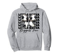 Little Sister Biggest Fan Soccer Hoodie - Minimalist Print for Adults