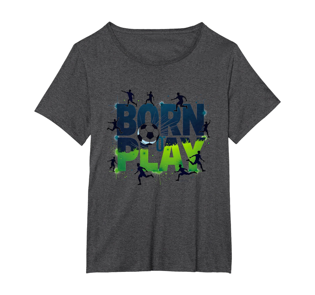 Born To Play Soccer Athlete Passion T-Shirt - Minimalist Print for Adults