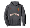 Portugal Number 7 Soccer Team Sports Hoodie - Minimalist Print for Adults