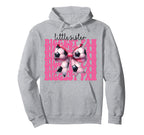 Soccer Sister Soccer Coquette Little Hoodie - Unique Graphic for Adults