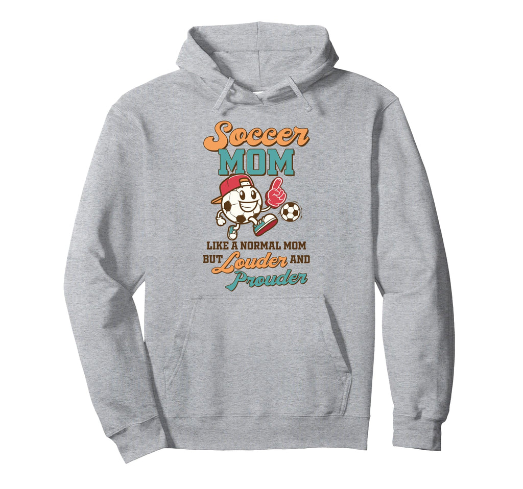 Soccer Mama Game Day Vibes Soccer Mom Hoodie - Trendy Graphic for Adults