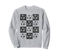 Checkerboard Checkered Soccer Sweatshirt - Streetwear Style for Adults