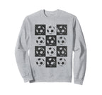 Checkerboard Checkered Soccer Sweatshirt - Streetwear Style for Adults