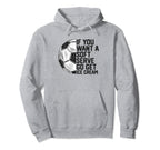 Funny Soccer Soccer Lovers Funny Hoodie - Minimalist Print for Adults