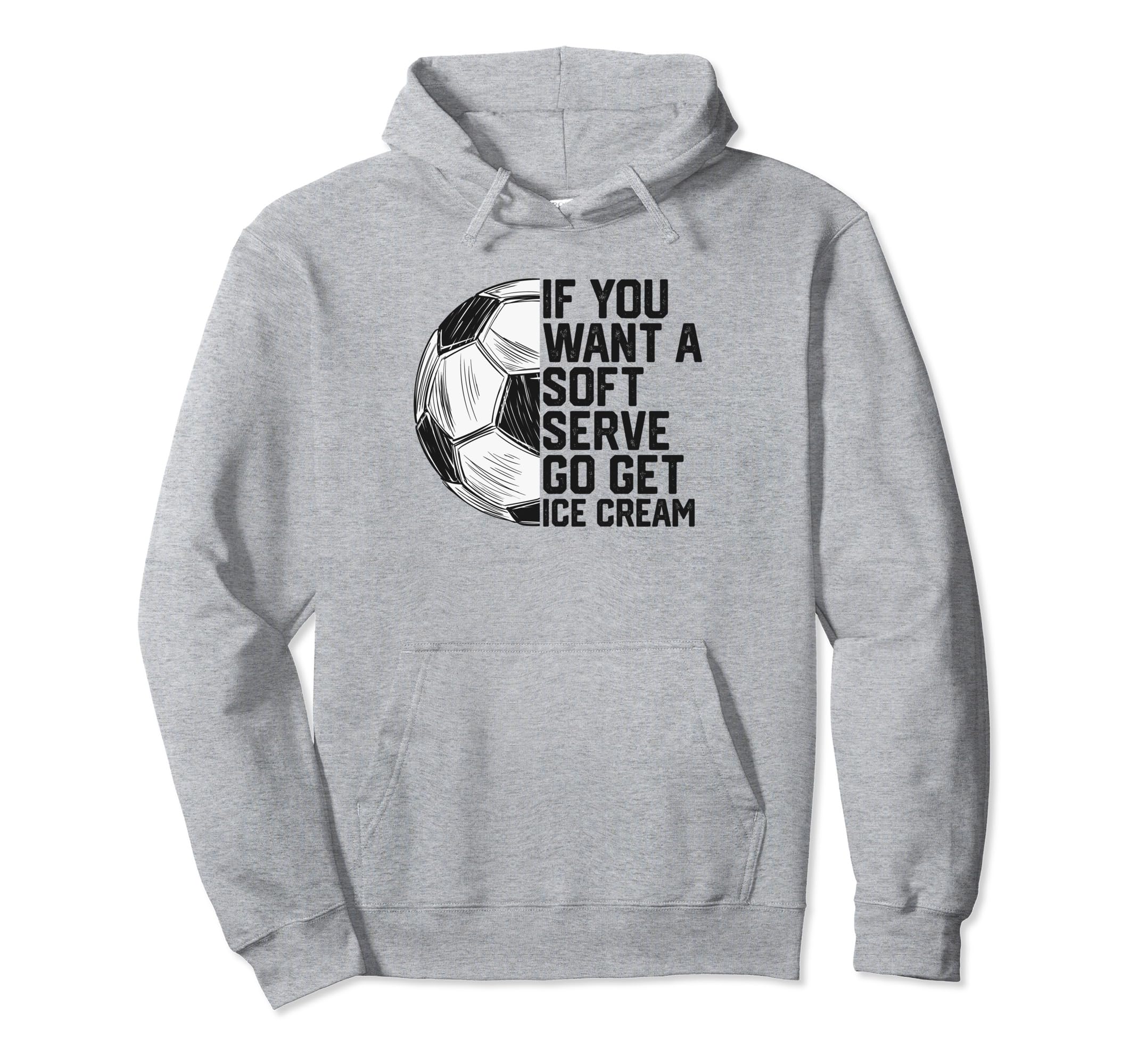 Funny Soccer Soccer Lovers Funny Hoodie - Minimalist Print for Adults