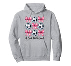 Goals Soccer Coquette Bow Hoodie - Trendy Graphic Men Women